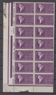 Brazil Brasil Mi# 371 ** Corner Block Of 14 MNH COLONIZACAO 1932 - Unused Stamps