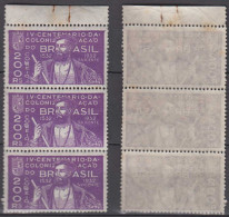 Brazil Brasil Mi# 373 ** MNH Strip Of 3 COLONIZACAO 1932 - Nuevos