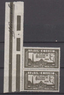 Brazil Brasil Mi# 405 ** MNH Pair FEIRA DE AMOSTRAS RIO 1934 - Nuevos