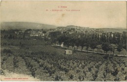 CONQUES SUR ORBIEL Colorisée : " Vue Générale " Circulé - Phototypie Labouche - Conques Sur Orbiel