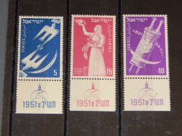 Israel - 1951 Jewish Celebrations MNH__(TH-15046) - Neufs (avec Tabs)