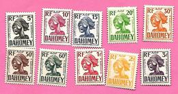 1079~~ 1941~~ DAHOMEY   Taxe  N°  19 / 28*      Avec  Trace  De  Charnière - Benin - Dahomey (1960-...)
