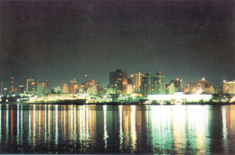 POSTCARD POSTAL PARAGUAY - ASUNCION - VISTA NOCTURNA DESDE LA BAHIA - Paraguay