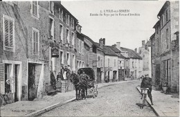 L'ISLE Sur SEREIN : Entrée Du Pays Par La Route D'Avallon - L'Isle Sur Serein