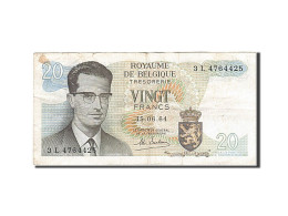 Billet, Belgique, 20 Francs, 1964-1966, 1964-06-15, KM:138, TB+ - Sonstige & Ohne Zuordnung