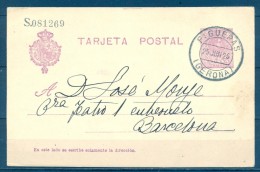 1925 , GERONA , E.P. 50 CIRCULADO ENTRE FIGUERAS Y BARCELONA - 1850-1931