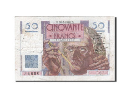 Billet, France, 50 Francs, 1946, 1946-03-28, TTB, Fayette:20.2, KM:127a - 50 F 1946-1951 ''Le Verrier''