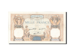 Billet, France, 1000 Francs, 1 000 F 1927-1940 ''Cérès Et Mercure'', 1937 - 1 000 F 1927-1940 ''Cérès Et Mercure''