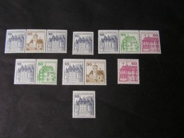 == BRD Berlin BS  ** MNH  Lot - Zusammendrucke