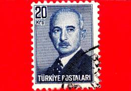 TURCHIA - Usato - 1948 - Ismet Inonu, Presidente - 20 - Usados