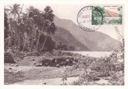France N°1125 - Rivière Sens à La Guadeloupe - Carte Maximum - 1950-1959