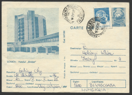 Romania, Stationery Card,  Sovata,  Hotel Bradet, 1989. - Ganzsachen