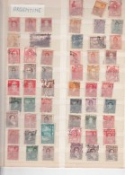 Argentina - Stockpage Stamps Used - Lots & Serien