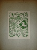 Ex-libris Héraldique Daté 1900 - Adolf TOBLER - Zurich - Bookplates