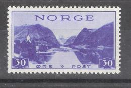 NORGE / Norvège / Norway 1938 , Tourism , Yvert N° 189 , 30 O Outremer , Neuf *, TB, Cote 6 Euros - Ongebruikt