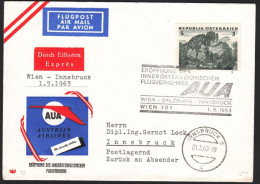 Austria 1963, Airmail Cover Wien To Innsbruck W./special Postmark "Wien", Ref.bbzg - Other & Unclassified