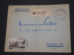 GUADELOUPE - Env Recommandée Pour Paris - A Voir - P17664 - Covers & Documents