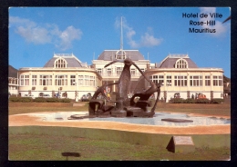 Delcampe - Hotel De Ville Rose-Hill  / Postcard Not Circulated, With Inscription On The Back - Mauritius