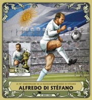 Niger 2016, Football, Di Stefano, BF - Unused Stamps