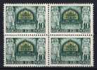 Hungary 1940. East Come Back Stamp In 4-blocks ! MNH (**) Michel: 638 X 4 / 2 EUR - Nuevos