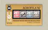 Hungary 1982. Agrofila Stamp Exhibition Commemorative Sheet Special Catalogue Number: 1982/1. - Souvenirbögen