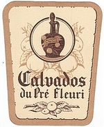 ETIQUETTE - CALVADOS - PRE - FLEURI - - Autres & Non Classés