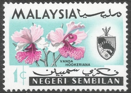 Negri Sembilan (Malaysia). 1965-69 Orchids. 1c MH SG 81 - Negri Sembilan