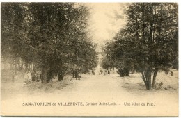 CPA 93 VILLEPINTE SANATORIUM DIVISION SAINT LOUIS UNE ALLEE DU PARC - Villepinte