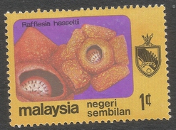 Negri Sembilan (Malaysia). 1979 Flowers. 1c MH SG 103 - Negri Sembilan