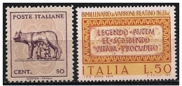 Italia/Italy/Italie: Due Francobolli, Two Stamps, Deux Timbres - Sammlungen