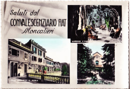 CARTOLINA    MONCALIERI - CONVALESCENZIARIO FIAT        VIAGGIATA 1955 - Moncalieri