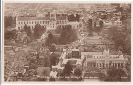 UK, Winchester Cathedral And College, From The Air, Unused Postcard [17177] - Winchester