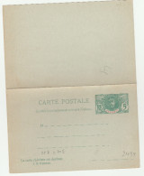 Entier Carte Postale CP7 Avec Réponse - Cote ACEP 70 € - Ganzsache Stationery - Dahomey Bénin - Brieven En Documenten