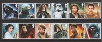 GRAND-BRETAGNE 2015 - Personnages De Star Wars - 12 Val Neufs// Mnh - Neufs