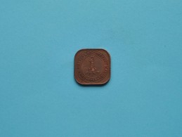 1945 Malaya - 1 Cent / KM 6 ( Uncleaned Coin / For Grade, Please See Photo ) !! - Kolonies