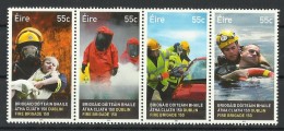 IRELAND  2012  DUBLIN FIRE BRIGADE  STRIP  MNH - Unused Stamps