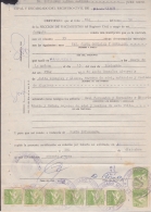 REP-81 CUBA ANTILLES CARIBBEAN HAVANA (LG569)1954 JUDGES PLAN REVENUE MARRIAGE DOC - Impuestos