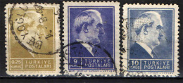 TURCHIA - 1942  - EFFIGIE D'ISMET INONU - USATI - Used Stamps