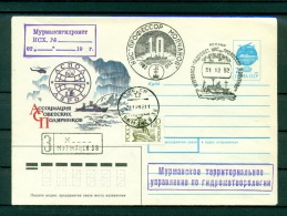 Russie 1992 - Enveloppe ASPOL - Stations Scientifiques & Stations Dérivantes Arctiques