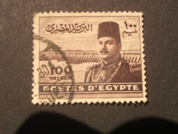 EGYPTE  ( O )  De  1947 / 1948     "    Effigie Du Roi  FAROUK     "  N°  259     1 Val . - Used Stamps