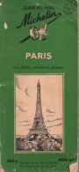 Michelin - Paris Avec Hôtels, Restaurants, Garages, 1952-1953 - Michelin (guides)