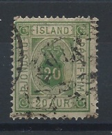 Islande Timbre Service N°8 Obl (FU) 1876/1901 - Dienstmarken