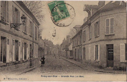 PRECY SUR OISE GRANDE RUE LE BAS CPA ANIMEE - Précy-sur-Oise