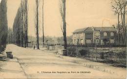 - Ref L163 - Essonne - Crosnes - Crosne - Avenue Des Peupliers Au Pont - Peuplier - Arbre - Arbres - Villa - Villas - - Crosnes (Crosne)