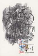 Carte  Maximum  1er  Jour   ESPAGNE   Championnat  Du  Monde  De  CYCLO - CROSS   1990 - Ciclismo