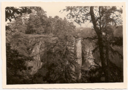 Hockstein Bei Hohnstein - S/w Rohabzug Im Polenztal 3 - Hohnstein (Sächs. Schweiz)