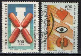 TURCHIA - 1988 - PER LA SALUTE - VACCINAZIONE - USATI - Used Stamps