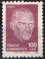TURCHIA - 1985 - EFFIGIE DI KEMAL ATATURK - USATO - Used Stamps