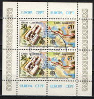 TURCHIA - 1982 - EUROPA CEPT - SOUVENIR SHEET - USATI - Used Stamps