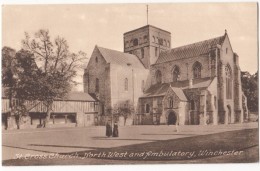 UK, St. Cross Church, North West And Ambulatory, Winchester, Unused Postcard [17260] - Winchester